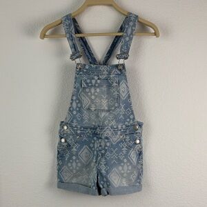 Jordache Blue Patterned Kids Romper